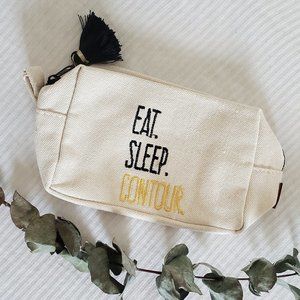 "Eat. Sleep. Contour." Zipper Pouch
